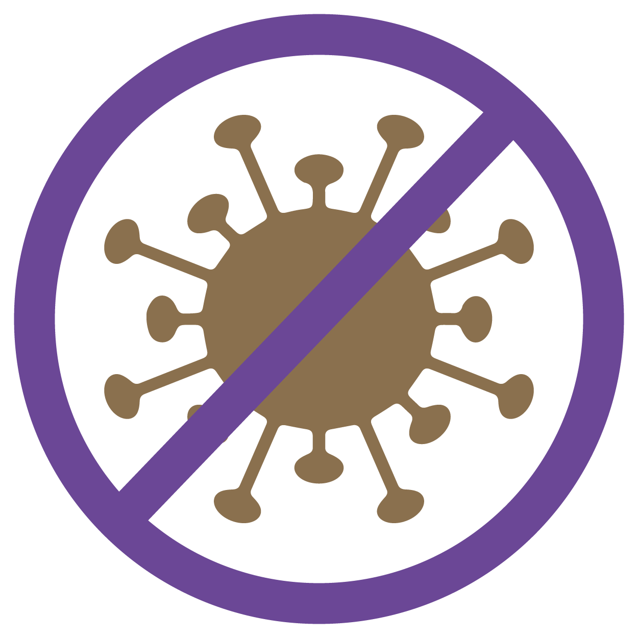 SARS-CoV-2-Virus Warnhinweis